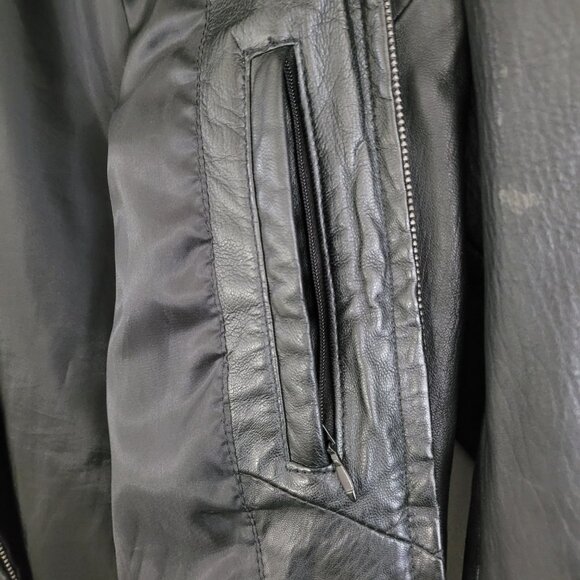 Wilsons Leather Classic Black Jacket - Picture 14 of 16